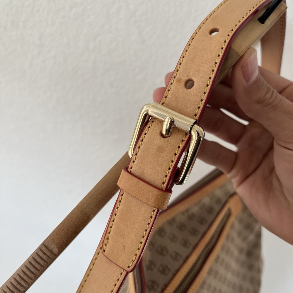 Vintage Dooney & Bourke Womens Monogram Canvas Handbag Purse *READ* - Picture 6 of 16